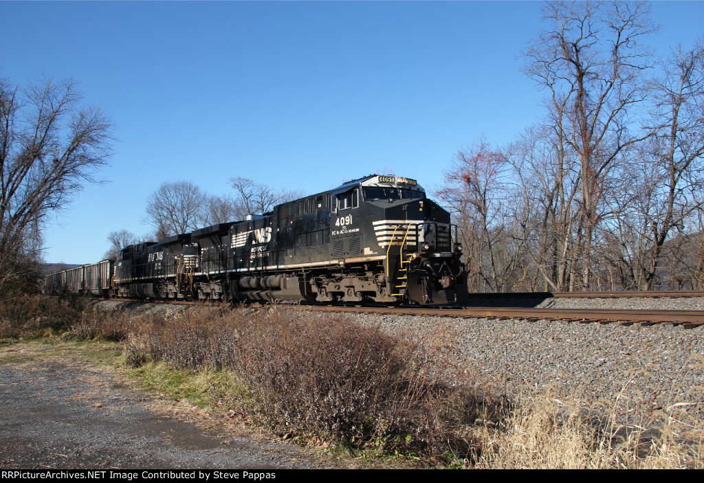 NS 4091 with train 592